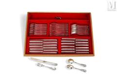 BOIN TABURET-Ménagère en argent de 168 pièces composée de-img1