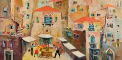 Hassan Jouni (Liban, 1942)-Quartier de Beyrouth-img1