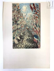 Claude MONET : 14 juillet, La Rue Montorgueil--img1