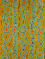 Judy Watson Napangardi (c. 1925/30 - 2016) avec la collaboration de Margaret Lewis Napangardi (c. 1956 - )-Sans titre-img1