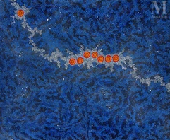 Gabriella Possum Nungurrayi (1967 - )-Seven Sisters Dreaming, 2008-img1
