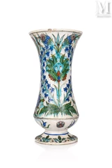 Theodore DECK (1823-1891)-Grand vase d'inspiration Iznik-img1