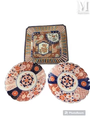 Paire d'assiettes Imari--img1