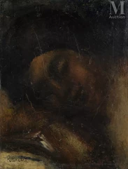 Adolphe PETERELLE (Genève 1874 - Paris 1947)-Tete-img1