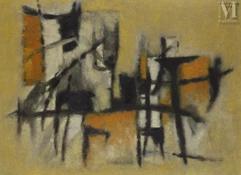Ezechiel BAROUKH (Egypte, 1909-1984)-Composition-img1