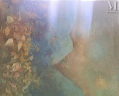 Jacques VAN DEN BUSSCHE Né en 1925-Symphonie florale-img1