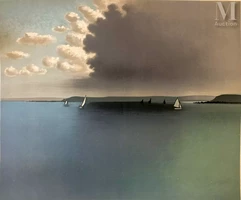Georges ROHNER (Paris 1913 - Lannion 2000)-Vue de mer-img1