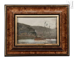 Louis CABIE (Dôle 1853-1939)-Paysage-img1