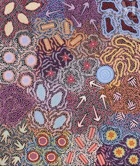 Michelle Possum Nungurrayi (1969/70 - )-Grand Mother's Country, 2023-img1