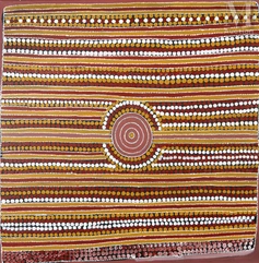 Greeny Purvis Petyarre (c.1938 - 2010)-Men's Dreaming-img1