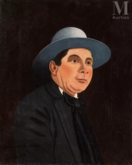 Camille BOMBOIS (Venarey les Laumes 1883 - Paris 1970)-Autoportrait-img1