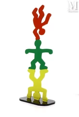 Keith HARING (1958-1990)-Totem d’acrobates, 1987-img1