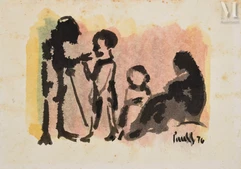 Ⓟ Paul GUIRAGOSSIAN, (Liban, 1926-1993)-Untitled-img1