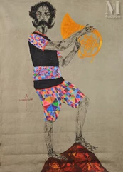 Ⓑ Adam SABHAN (Syrie, 1973)-The Musician-img1