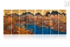 Ⓟ TRAN PHUC DUYEN (1923-1993)-"Rives du fleuve" 1950-img1