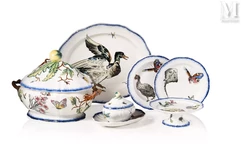 Felix BRACQUEMOND Paris, 1833 - Sèvres, 1914  &amp; Manufacture Creil &amp; Montereau-Service de table dit « Rousseau à Peigné » – modèle créé en 1866-img1