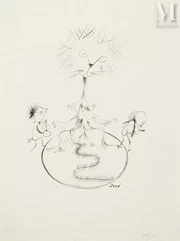 Edgar JENE (Sarrebruck 1904 - La Chapelle Saint André 1984)-Le chat-img1