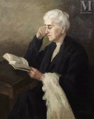 Princesse Marie LOUGUININE - WOLKONSKY (Paris 1875 - San Remo 1960)-Portrait de sa mère-img1