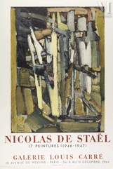 Nicolas DE STAËL (1914-1955), after-Seventeen paintings, Galerie Louis Carré, 1964.-img1