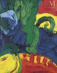 Bengt LINDSTRÖM (1925-2008)-La tourmente, 1994-img1