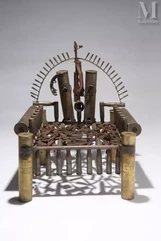 Gonçalo MABUNDA (né en 1975)-War Throne, 2014-img1