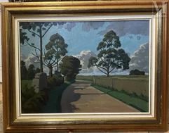 Pierre-Edmond PÉRADON (1893-1981)-Country road-img1