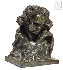 Naum Lvovic ARONSON (1872-1943)-Buste de Van Beethoven-img1