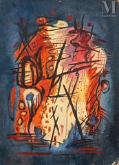 Ernest ENGEL- PAK (Spa 1885 - Valabre 1965)-Composition-img1