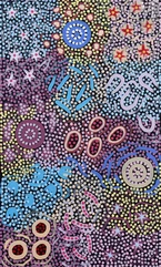 Michelle Possum Nungurrayi (1969/70 - )-Grandmothers Country, 2023-img1