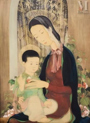 Ⓛ LE PHO (1907-2001)-Mother's gift, between 1935 and 1945-img1