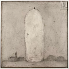 Loïc LE GROUMELLEC (né en 1957)-Mégalithe, 1987-img1