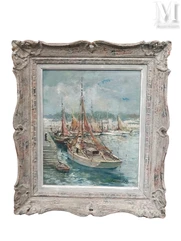 Henri STENN (1903-1993)-Bateaux de pêches-img1