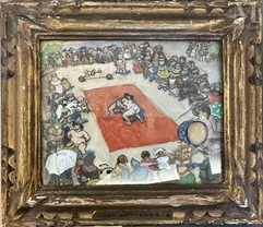 André DEVAMBEZ (Paris 1867 - 1943)-Les lutteurs-img1