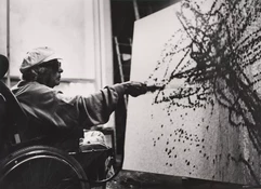 André VILLERS (1930-2016)-Portrait de Hans Hartung, 1989-img1