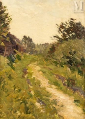 Alfred SWIEYKOWSKI (Paris 1869-Paris 1953)-Le chemin-img1