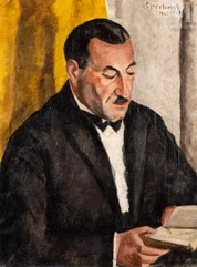 Marie SPERLING (Lodz 1898 - 1995)-Portait d’un homme de lettre-img1