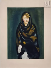 Moïse Kisling (1891-1953)-Portrait of Denyse le Bec (Sonia), c.1927-img1