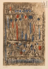 Roger Bissière (1886-1964)-Sans titre (pl. Paroles Peintes I), 1962-img1