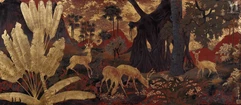 Pham Hau (1903-1994)-"Harde de cerfs dans la jungle", Vers 1945-img1