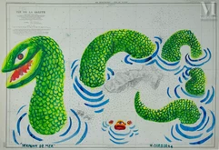 Hervé DI ROSA (né en 1959)-Serpent de mer, 2024-img1