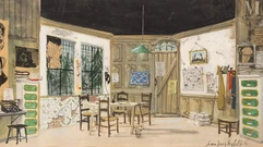 Jean Denis MALCLES (Paris 1912 - 2002)-L'atelier / le salon-img1