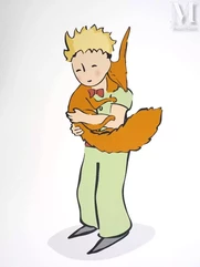 Antoine DE SAINT-EXUPERY-"Le Petit Prince accueille le renard, 2022 "-img1