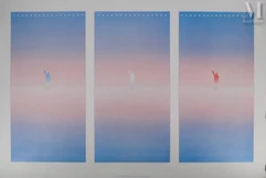 Jean-Michel FOLON-La France saluant New York, 1986-img1