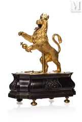 Horloge automate au lion, Augsbourg ou Nuremberg, XVIIe siècle--img1