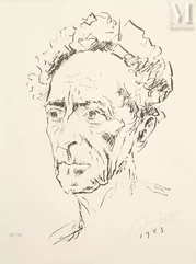 Arno Breker (1900-1991)-Portrait de Jean Cocteau, 1963-img1
