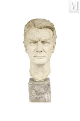 Arno BREKER (1900-1991)-Buste de Jean Marais-img1
