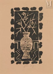 Jean HUGO (Paris 1894 - 1984)-Vase aux fleurs-img1