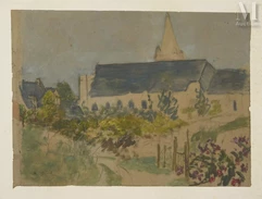 Marthe ORANT (Poissy 1874 - Paris 1957)-Village-img1