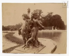 Eugène ATGET (1857-1927)-Versailles, bassin du Nord, c. 1901-img1