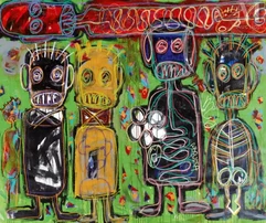 Aboudia Abdoulaye DIARRASSOUBA (né en 1983)-Sans titre, 2013-img1